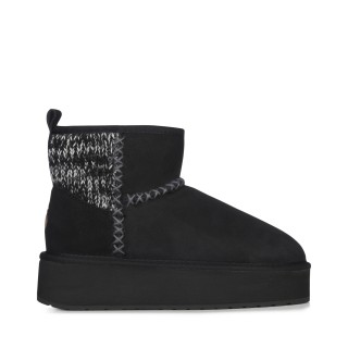 EMU  batukai su merinosų avikailiu Stinger Knit Platform Black